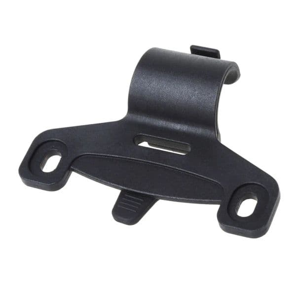 Bicycle Pump Holder Lightweight Strong-Bicycle Frame Mounted Black Compatible Bracket Clip Perfect for Road and Mountain Bikes