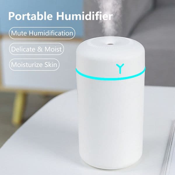 Electric Air Humidifier With Colorful Night Light 420ML Essential Oil Diffuser Fragrance Diffuser USB Cool Mist Sprayer Purifier