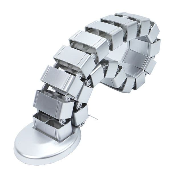 Office Desk Snake-Shaped Cable Storage Square Round Office Meeting Desk Wire Management Flexible Spiral Tube Cable Wrap Hardware