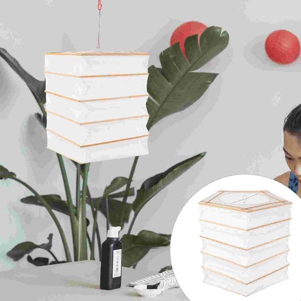 Wall 2025 Light Accessory Lamp Shade Bulb Pleated Lampshade Paper Cover Bamboo Hanging new Modern Shades