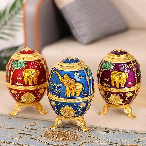 Non-fading Creative High-end Toothpick Holder Container Anti-fall Toothpick Container Cute Egg Shape Home Use