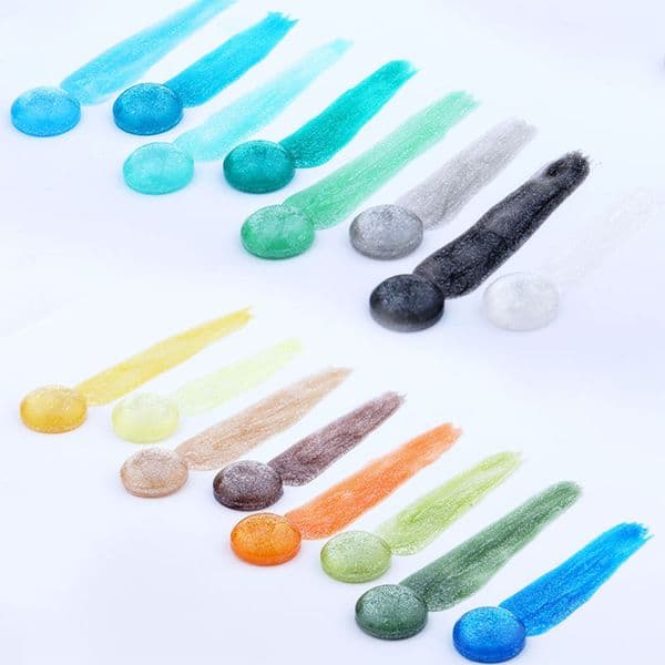 24Colors Candle Dyes Shiny 10ml Dyeing Pigment Liquid Color Essence For DIY Wax Candle Mold Soap Coloring Handmade Crafts Resin