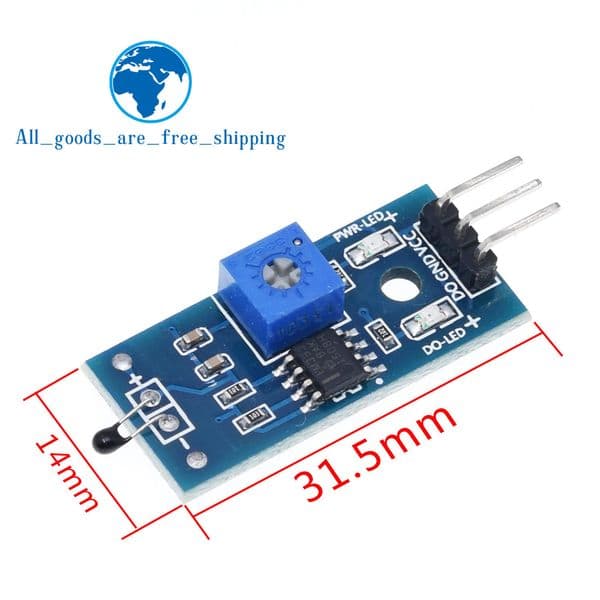 TZT Thermistor temperature sensor module thermal sensor module DO the digital output/temperature control switch For Arduino