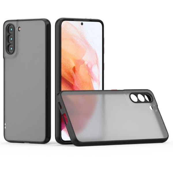 Translucent Bumper Case For Samsung Galaxy S22 S21 + S20 FE S20 Plus S10 Plus Note 20 Ultra Transparent Hard PC Matte Back Cover