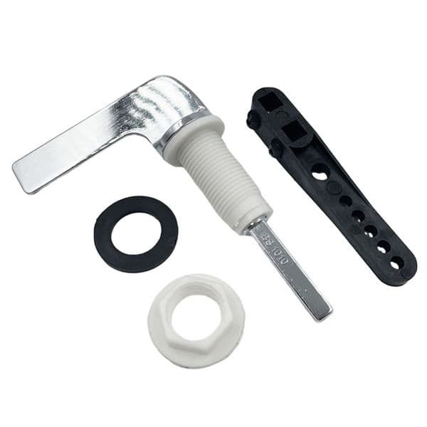 Toilet Flush Handle Replacement Kit Flush Valve Toilet Handle Side Mount Flush Lever Bathroom Toliet Accessories