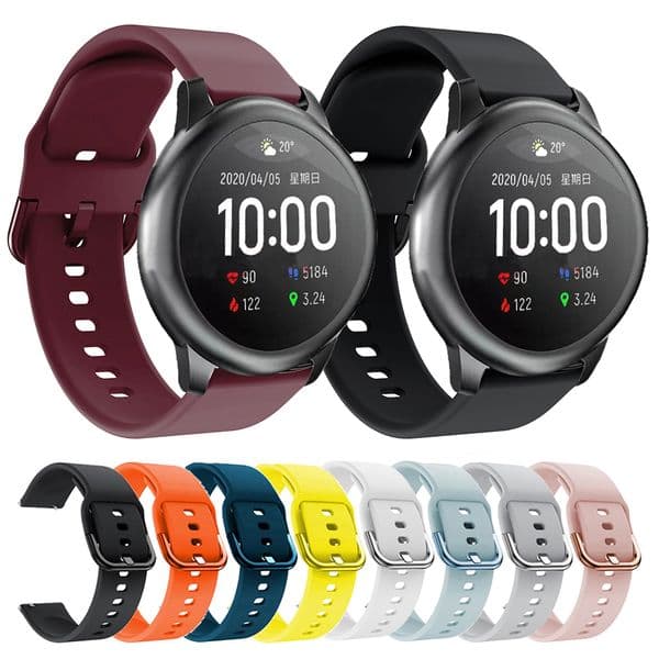 Silicone Watchband Strap For Xiaomi Haylou Solar LS05 Smart Watch Band