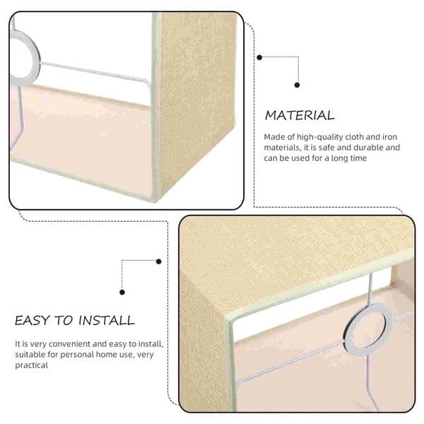 Fabric Table Lamp Lampshade Simple Cloth Desk Protector Delicate Cover Practical Home Accessories Decor Protective Rectangular