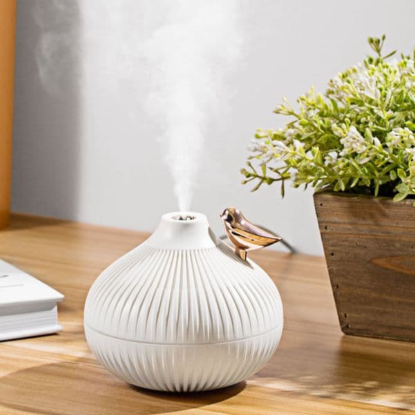 300ml USB Ultrasonic Cool Mist Maker Air Humidifier with Warm LED Lamp for Home Kids Room Mini Aroma Diffuser Humidificador