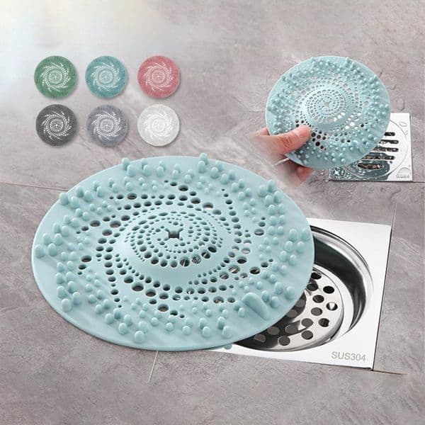 Silicone Ground Drain Cover Strainer Household Shower Floor Filter Sink Strainers Hair Catcher For Kitchen Bathroom Accessories