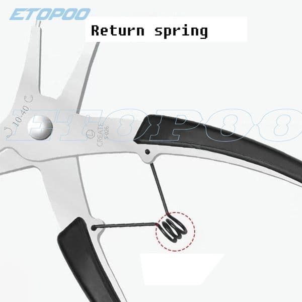 2in1 Circlip Pliers Multi Snap Ring Pliers Fixed Hardware Repair Manual Tools Internal External Card Retaining Pincers