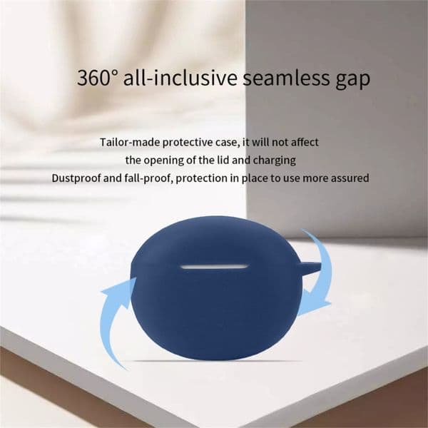 For miBuds 4 Active Earphone Cover Shockproof Anti-scratch Protective Sleeve Washable Housing Dustproof SiliconeShell
