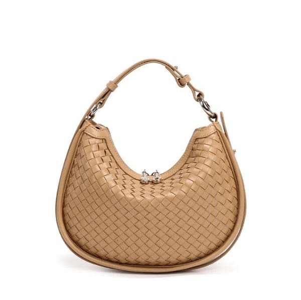 Top layer cow woven handbags for women genuine leather French vegetable basket bag Lady Large Shoulder Bag For girls boys Wallets