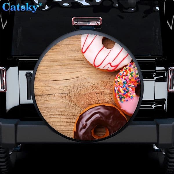 Donut Car Tire COVER | Doughnut Gift | SUV Spare Tire COVER