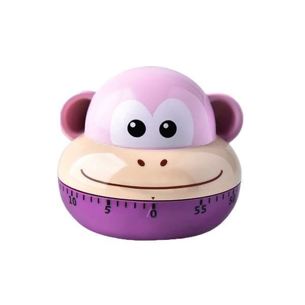 Animal Timer Digital Kitchen Countdown Clock Cute Animal Fruit Alarm Clock Time Management Tool for Children and Adults