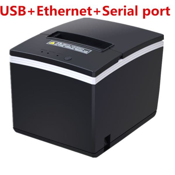 Wholesale 80mm Thermal Receipt Printer Automatic Cutting Machine Printing Speed Fast Low Noise USB+Ethernet+Serial Port