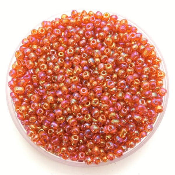 200pcs/lot 4mm Transparent Charm Czech Glass Seed Beads DIY Bracelet Necklace For Jewelry Making Accessories