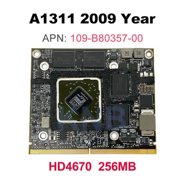 Original HD4670 5670 4850 5750 6750 6770 HD6970 VGA Video Card 512MB 1GB 2GB For iMac 21.5" 27" A1311 A1312 Graphics Card GPU