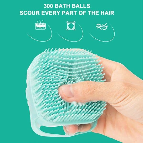 Pet Dog Shampoo Brush Cat Massage Comb Grooming Scrubber Brush for Bathing Short Hair Soft Silicone Rubber Brushes