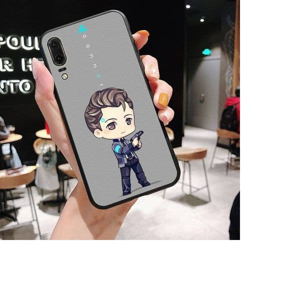 Detroit Become Human Android RK800 Connor Kara Phone Case For Huawei P30 plus P8 lite P9 lite Back Coque for Psmart P20 pro