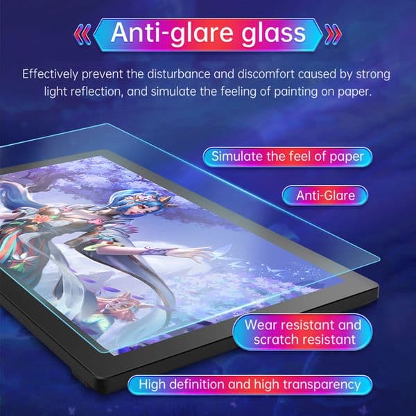 BOSTO X7 H-IPS Graphics Drawing Tablet LCD Screen Digital Art Drawing Pad 8192 Pressure for Drawing Design Online Teaching