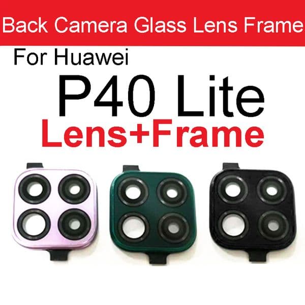 Rear Back Camera Lens Glass Cover For Huawei P40 Lite 4G Glass Lens Mainboard Cover Bezel For Huawei P40lite 4G Repair Parts