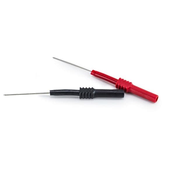Test Leads Pin 4mm Flexible Test Probe Tips 1mm Connector Multimeter Needle Test Probes Red/Black