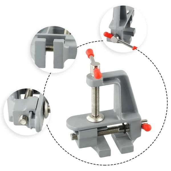 Woodworking Tools Table Vise Aluminum Black For DIY For Woodworking Universal Durable High Quality Affordable Brand New