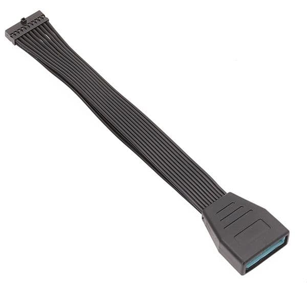 XT-XINTE 15CM USB 3.0 20Pin 19Pin Male to Female Motherboard Cable Adapter Computer Cable Connector 26AWG