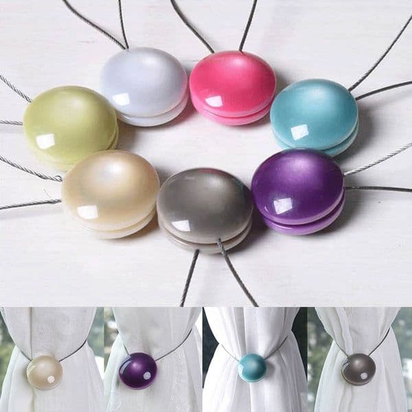 Curtain Straps Tied Resin Home Decor Holder Magnet Simple Cat-eye Buckles European Style s Accessories