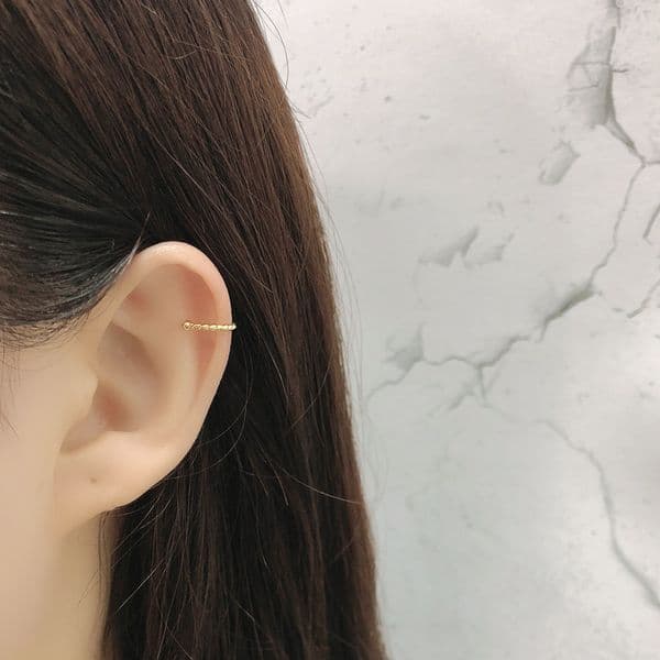 WANTME 925 Sterling Silver Punk Rock Unisex Twist Circle Earrings Ear Clipr Hoop Earrings for Kids Women Wedding Jewelry Gift