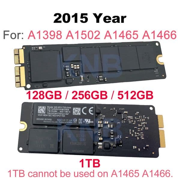 Original SSD Solid State Drive For Macbook Pro Retina A1502 A1398 Air A1466 A1465 2013 2014 2015 Year