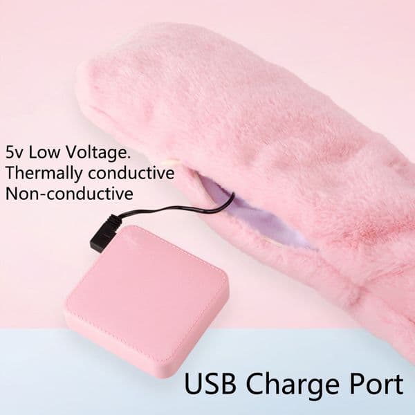 USB Charging Electric Heating Scarf 3 Gears Adjustable Electric Heating Neck Wrap Scarf Thermal Neck Wrap Warm for Cycling 1pcs