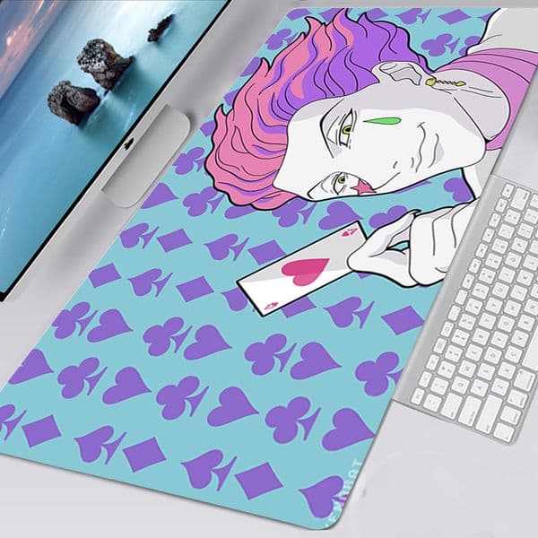 Hunter X Hunter Mousepad Kawaii Gaming Accessiores Non-slip Mouse Pad Large Size 40x90CM Gaming Mausepad Deskmat Tapis De Souris