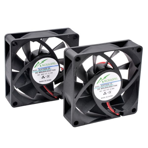 ACP7020 7cm 70mm fan 70x70x20mm DC12V 24V 2pin Cooling fan for chassis CPU power supply
