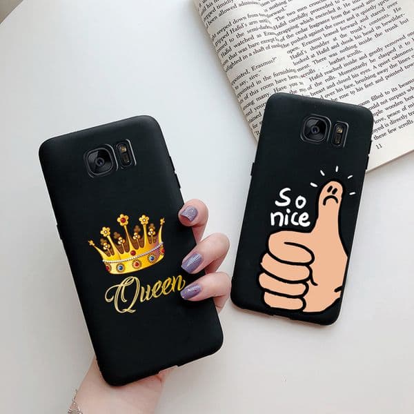 Cute Cat Cactus Silicone Case For Samsung galaxy S6 edge S7 edge Cover Soft Slim Funda For Samsung S6 S7 edge S6edge S7edge case