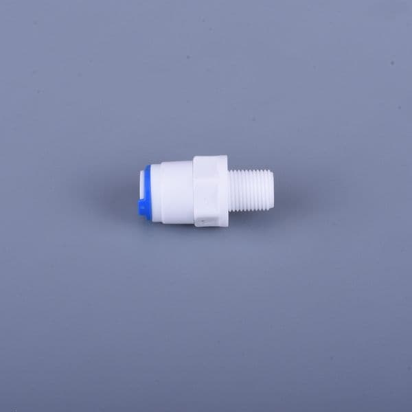 1/4 Quick Connector to 1/8 Male Thread Hose Fitting for water Pipe Filter Attachment Valve Family RO System Home Improvement