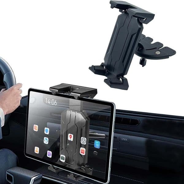 Universal 4-12.9 Inch Tablet Stands Holder Car CD Slot Tablet Bracket Mobile Phone Mount For IPad Mini Pro IPhone