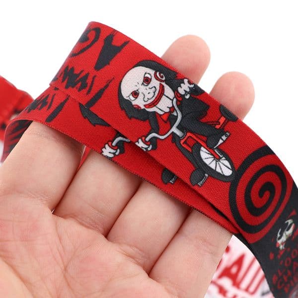 LX850 Horror Ghost Pumpkin Lanyard Keys USB Phone Hang Rope ID Card Badge Holder DIY Keychain Neck Straps Halloween Gift