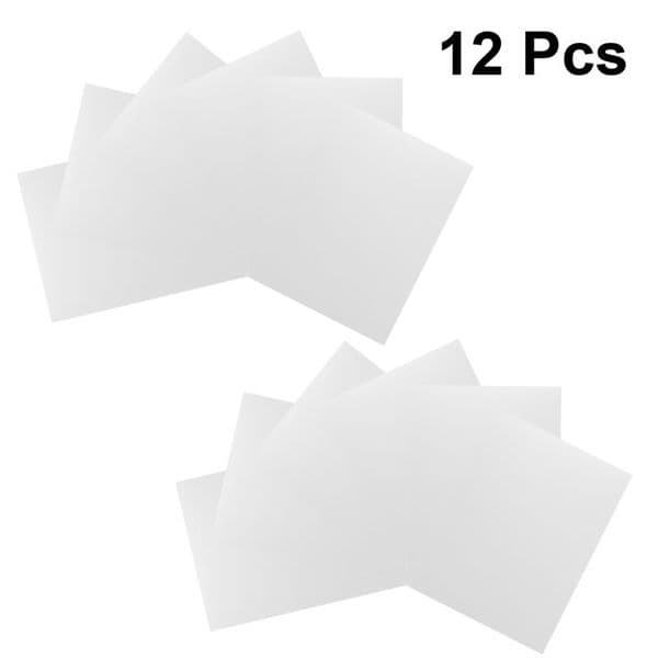 12/5pc Plastic Stencil Sheets Craft Stencil Mylar Template Sheets Mylar Stencil Material Mylar Stencil Film Square Stencil Sheet