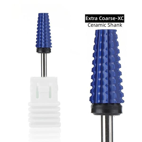 New Pink 5 in 1 Ceramic Nail Drill Bit For Electric Drill Machine 3/32" Shank Milling Cutter Fast remove Acrylic or Hard Gel