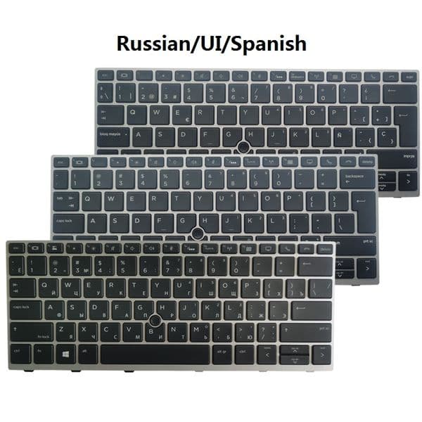 Russian RU/UI/Spanish SP laptop keyboard For HP Elitebook 730 g5 735 G5 830 G5 836 G5 L15500-251 L13697-DD1 L13697-BG1