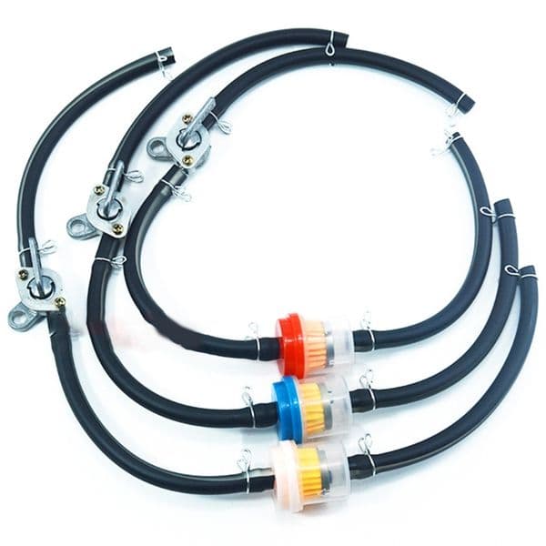 Fuel Filter Line Spring Clips Clamps Tube Hose Motorcycle Oil Gasoline Replacement for Dirt ATV-Moped Scooters Bike D7YA