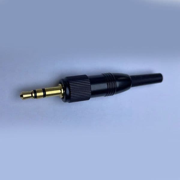 10Pcs 3.5Mm Stereo Screw Locking Audio Lock Connector for Sennheiser for Sony Nady Audio2000S Mic Spare Plug Adapter