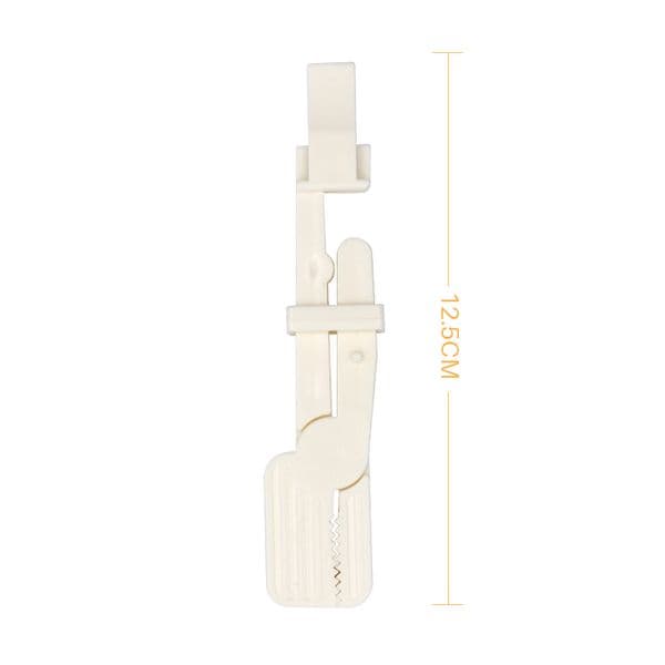 10pcs Dental X-Ray Film Holder Plastic X Ray Film Clip Snap Clip White/Blue Plastic Dental Lab Instrument Tool Radiograph Holder