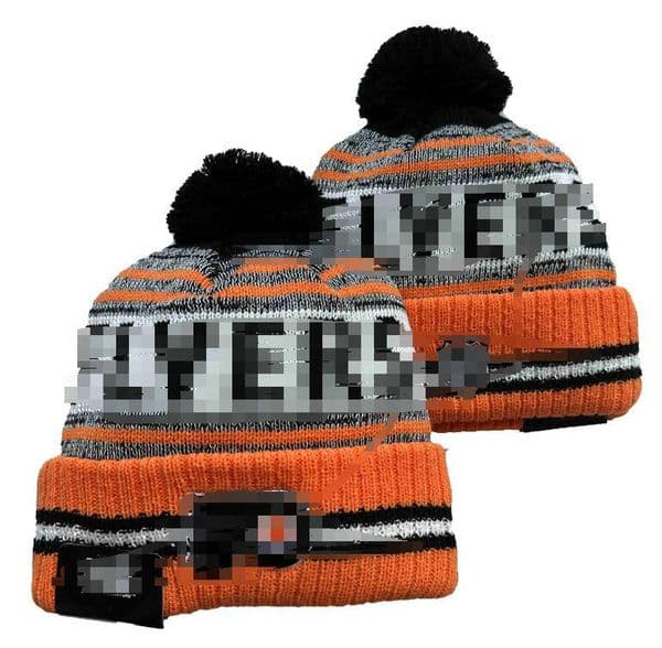 Flyers Hockey BalL Beanies 2024 Sport Knit Hat Cuffed Cap Hot Team Knits Hats Mix And Match All Caps Beanie A1