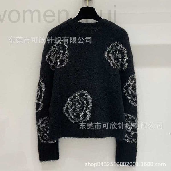 Women's Sweaters designer round neck sweater sequin flower knitted pullover top, socialite style 2023 new product ZN9U DBUK