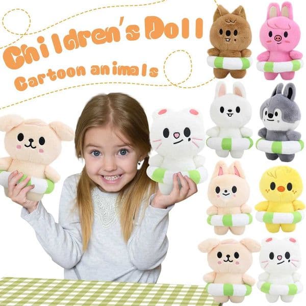 Birthday Gift Cute Animal Plush Toy Doll Creative Decoration Plush Toy Doll Decoration W241008
