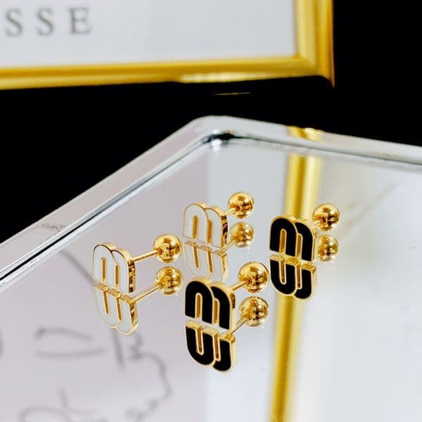 stainless steel fashion korea designer screw earrings stud for women gold color simple designs tiny earring earings ear rings jewelry gift GAU6