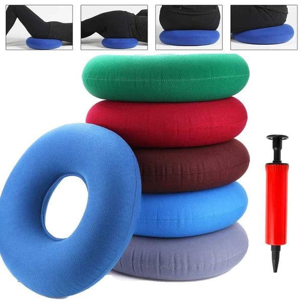 Circular inflatable ring comfortable donut pad pillow cushion pain relieving seat durable circular cushion high-quality adult cushion W240819