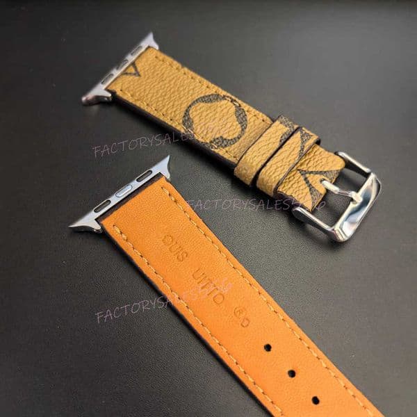 Designer Smart Straps Watch Band Watch Strap for apple watch ultra series 9 8 7 4 5 6 SE 38 40 41 42 44 49 mm Leather Original Monogram Armband Watchbands